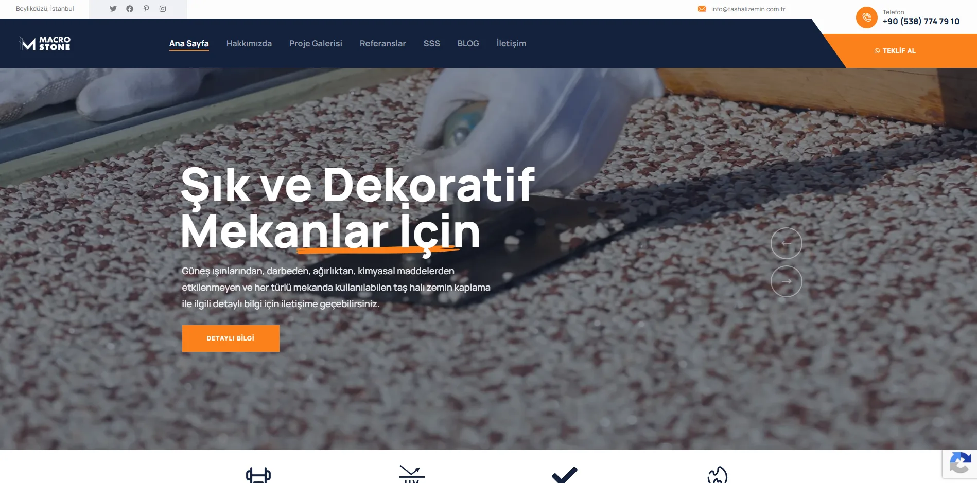 Taş Halı Zemin Kaplama